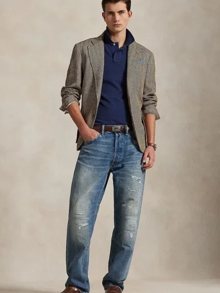 Однотонное поло Polo Ralph Lauren