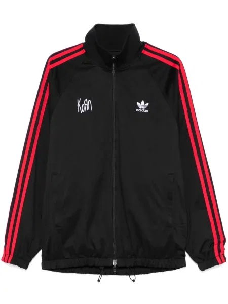 Dzianinowe spodnie Adidas czarne