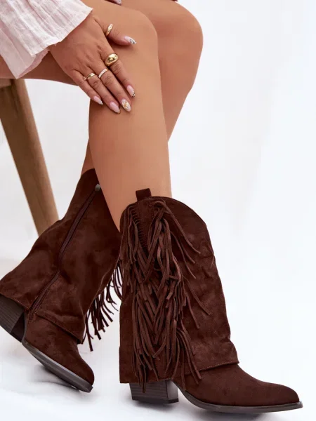 Kovbojské kozačky Boto hnědé