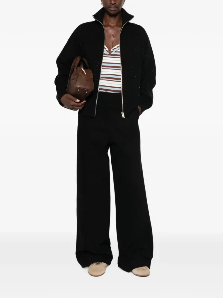 Stras cardigan Sandro negru