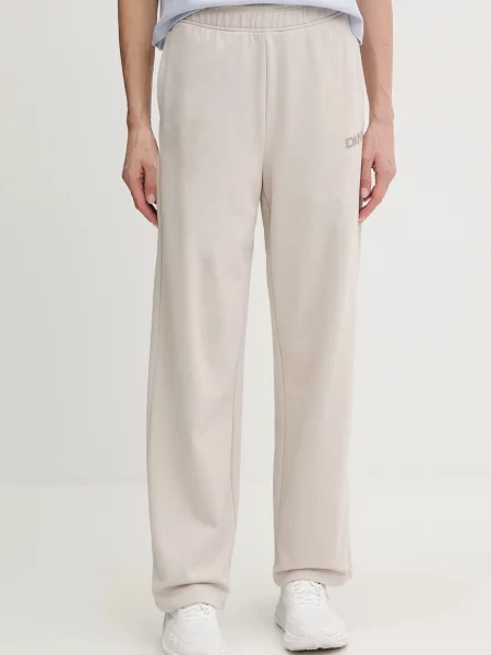 Спортивні штани Dkny однотонні бежевий