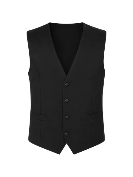 Vestă Dolce & Gabbana de lână cu decolteu în V negru