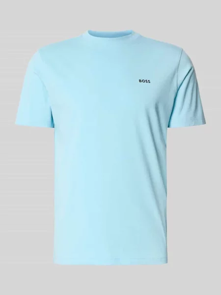 T-shirt o kroju regular fit z mieszanki bawełny model ‘TEE’ Boss Green