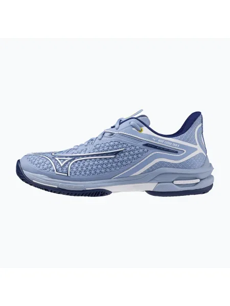 Női teniszcipő Mizuno Wave Exceed Tour 6 CC bel air blue/ bellwether blue/ white Mizuno Wave Exceed Tour 6 CC bel air kék/ bellwether kék/ white. Méret: 39 EU fehér