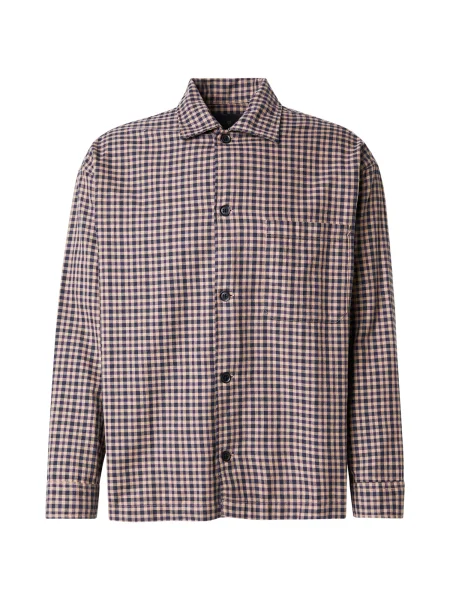 JACK & JONES Košulja JPRBLAMADISON noćno plava / brokat / tamno crvena