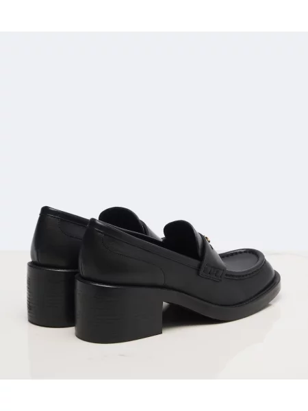 Pantofi cu toc Chloé din piele negru