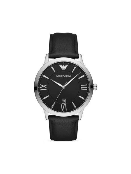 Hodinky Emporio Armani strieborná