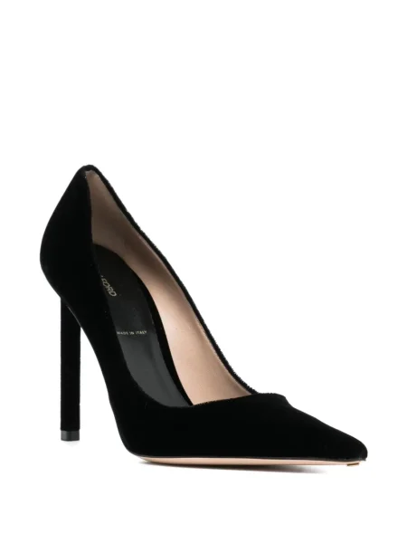 Pantofi cu toc Tom Ford din piele de căprioară negru