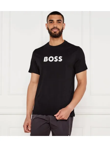 BOSS BLACK Tricou | Relaxed fit negru
