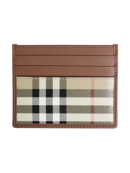 Portfel Burberry skórzany beżowy