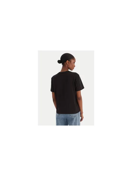 Calvin Klein Jeans T-shirt A- Inst. Logo Classic Regular Fit crna