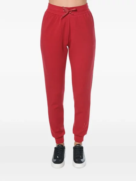 Pantaloni Armani Exchange alergare cu cordon roșu