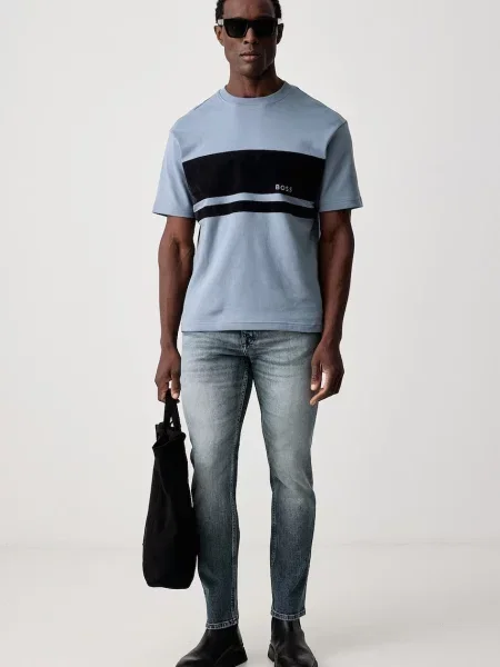 BOSS Orange джинси slim fit DELAWARE BO помаранчеві