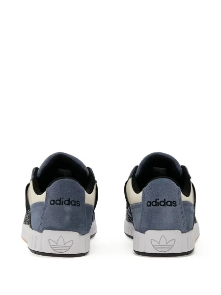 Papuci Adidas din piele de căprioară cu platformă verde