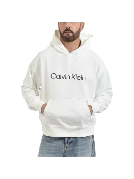 Mikina Calvin Klein Jeans biela