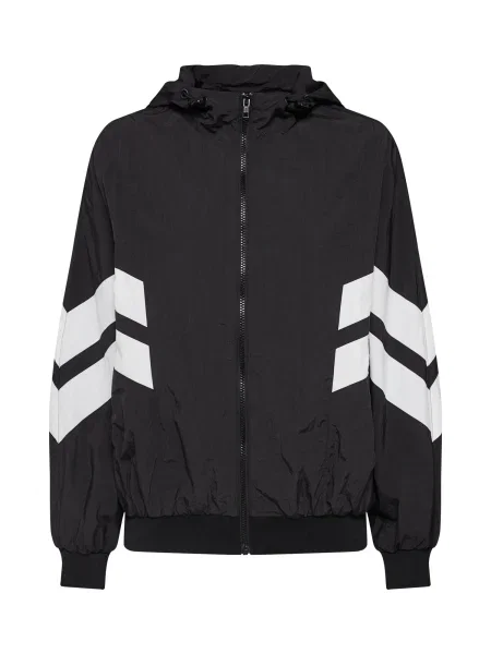 Urban Classics Geacă de primăvară-toamnă negru alb
