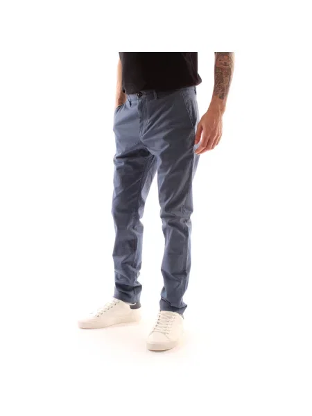 Pantaloni Tommy Hilfiger albastru