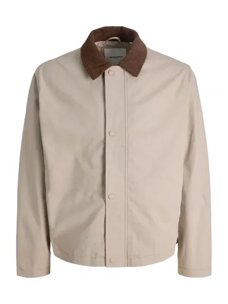 JACK & JONES Prehodna jakna JJEGRAHAM rjava / temno siva