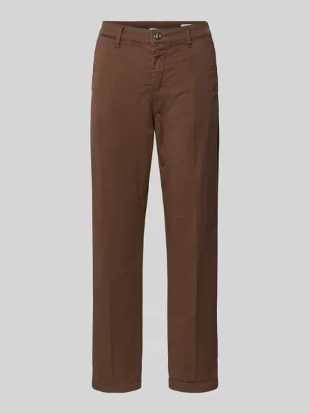 Chinosy o kroju straight fit w skróconym kroju Mac