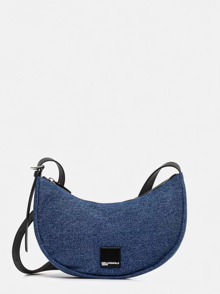 Kabelka Karl Lagerfeld Jeans modrá