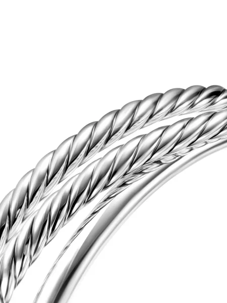 Brăţară David Yurman argintiu