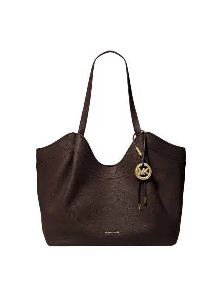 Shopperka Michael Kors skórzana brązowa