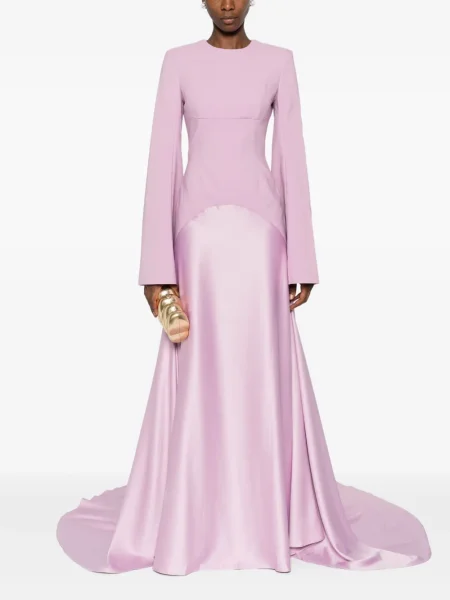 Rochie maxi Solace London de costum roz