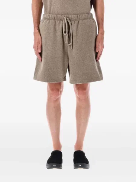 Fleecové pás kraťasy Fear Of God Essentials hnědé