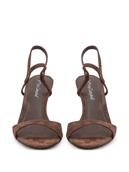 Szarvasbőr szandál Jeffrey Campbell barna