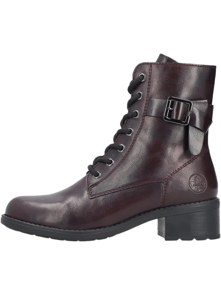 Botine Rieker roșu