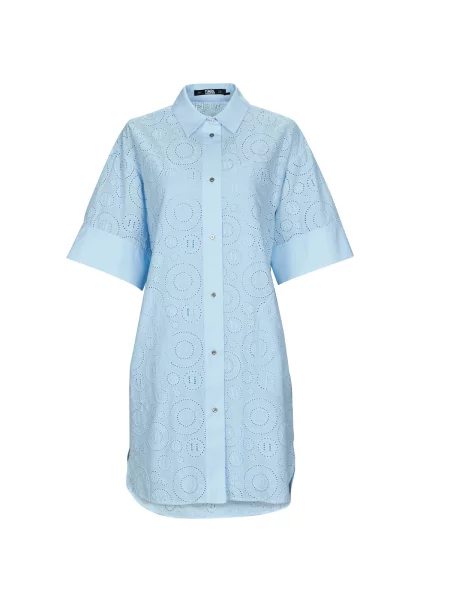 Srajčna obleka Karl Lagerfeld modra