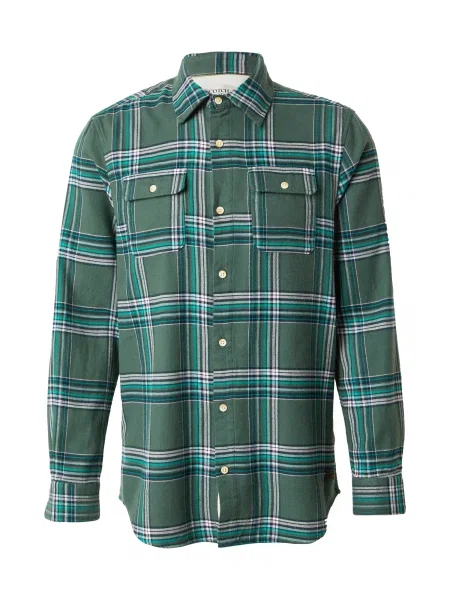 SCOTCH & SODA Košile tyrkysová / tmavě zelená / černá bílá