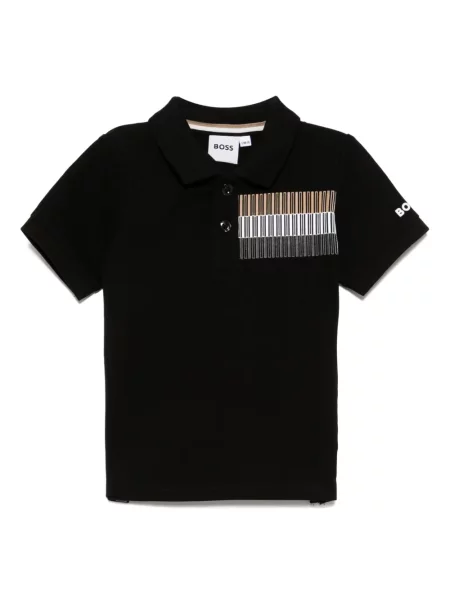 Koszulka polo dziecięca Bosswear czarna
