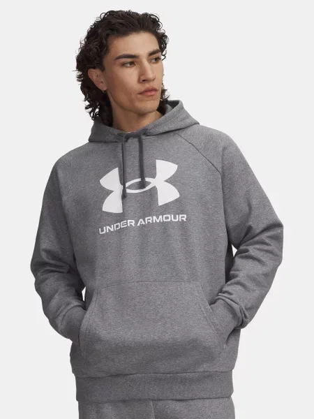 Jopa iz flisa Under Armour iz flisa z avtogramom siva