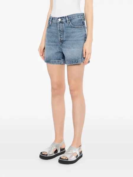 Szorty jeansowe Frame niebieskie