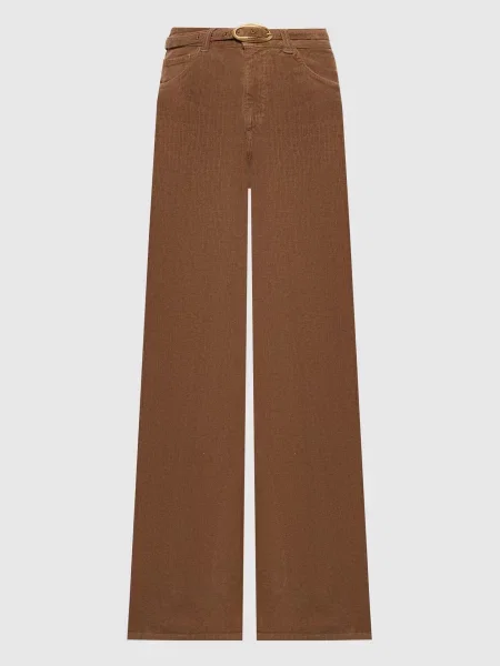 Вельветовые брюки Twinset коричневые