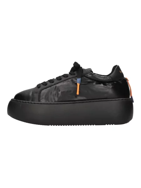 Sneakersy Barracuda skórzane czarne
