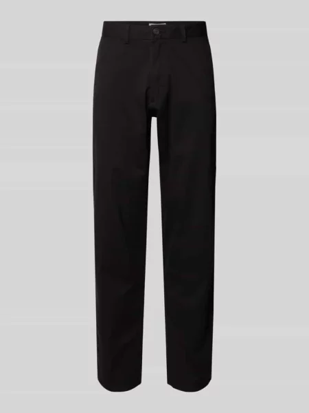 Chinosy o kroju relaxed fit z z tyłu model ‘KANE’ Jack & Jones czarne