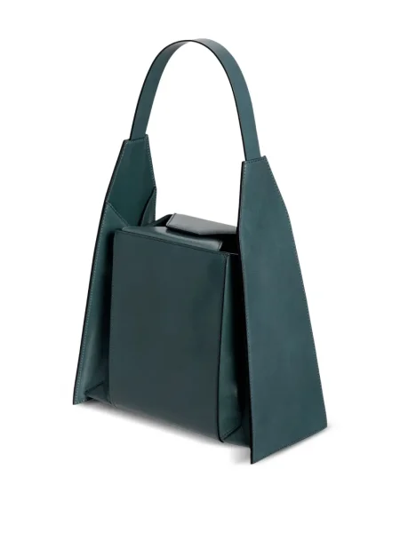 Geanta de piele Merryl Tielman din piele albastru