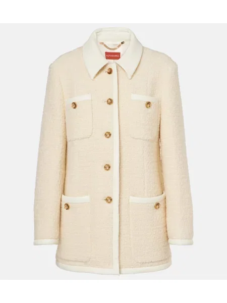Palton Altuzarra de lână alb