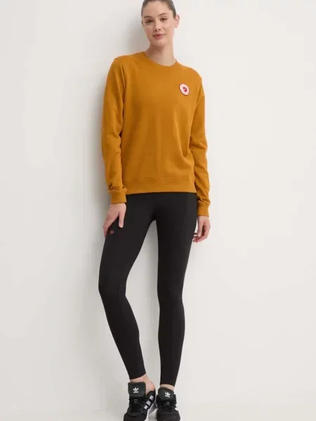 Μπλούζα Fjallraven Logo γυναικεία κίτρινο