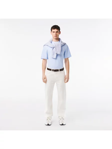 Lacoste ремінь шкіряний коричневий