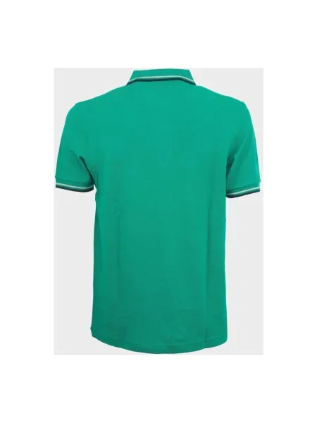 Koszulka polo Fred Perry z paskiem zielona