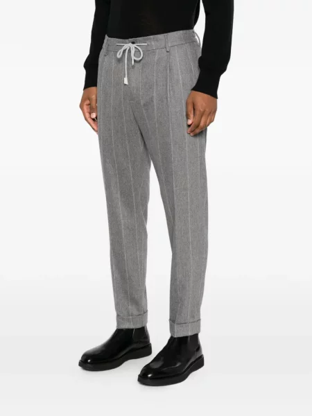 Pantaloni Eleventy cu cordon gri