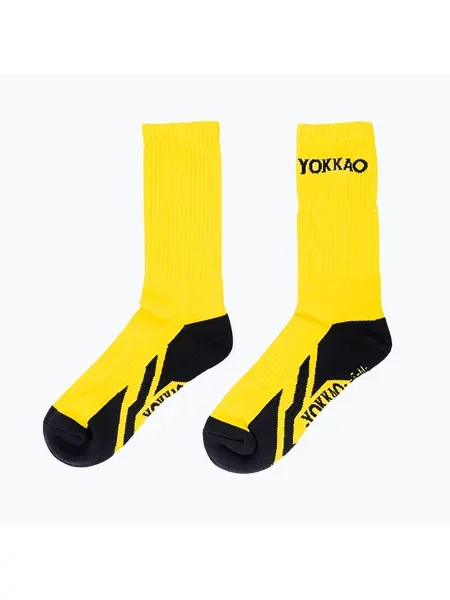 Мъжки чорапи YOKKAO Classic yellow жълто