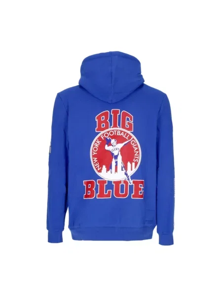 Bluza z kapturem Mitchell & Ness polarowa niebieska