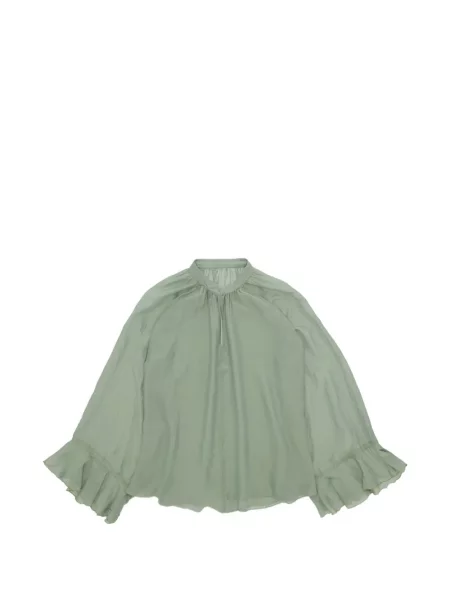 Bluză Fortela de mătase verde