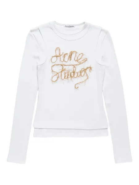Tricou Acne Studios lung alb