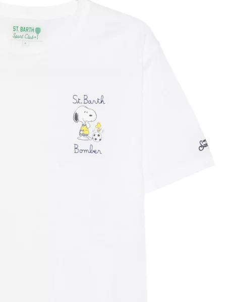 Tricou Mc2 Saint Barth cu imagine alb