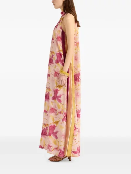 Maxi rochie maxi Momoni de costum roz